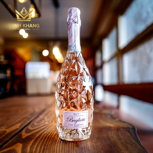 Rượu Vang Ý Baglietti No.7 Vino Spumante Rose đắm say lòng người