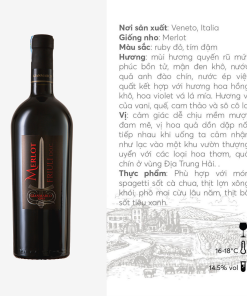 Rượu vang đỏ Merlot Friuli Doc của Italy – Hương vị mê say thể hiện đẳng cấp