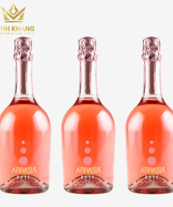 Rượu vang Ý Abbazia Moscato Sparkling Rosé Dolce sủi bọt đầy tinh tế