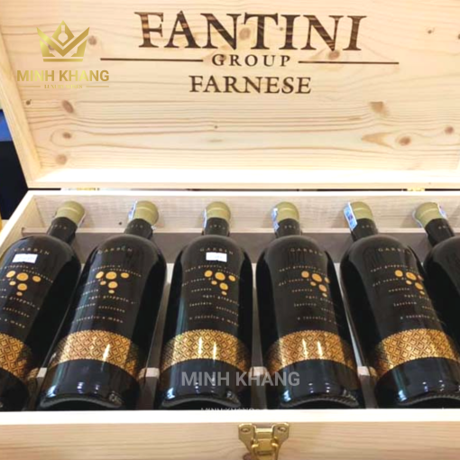 Rượu vang Ý Garbin Vino Rosso 15%, rượu ngon thượng hạng Italia