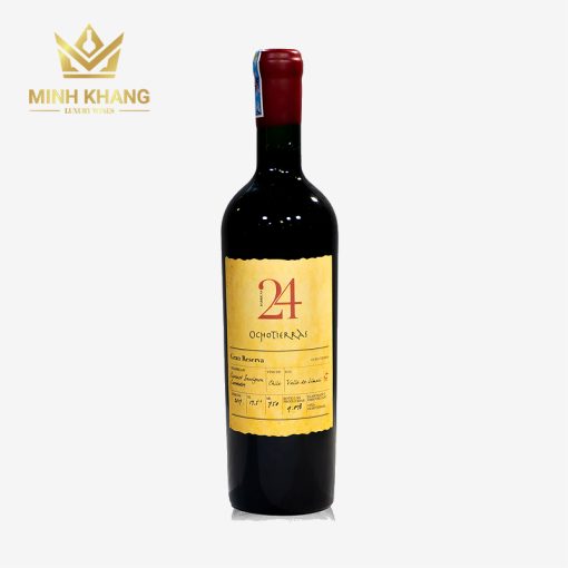 Rượu vang Chile 24 Gran Reserva Cabernet Sauvignon Carmenere sự pha trộn hương vị độc đáo