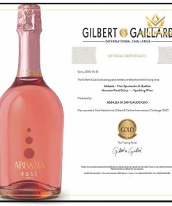 Rượu vang Ý Abbazia di San Gaudenzio Cuvée Prestige Brut Rosé dịu ngọt như hương hoa tình yêu