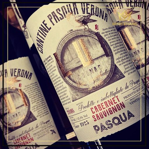 Rượu vang Ý Pasqua Lui Cabernet Sauvignon, phong cách cổ điển Italia
