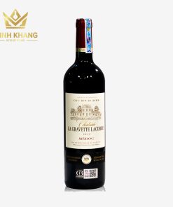 Rượu vang Pháp Chateau la Gravette Lacombe Médoc với màu sắc sống động