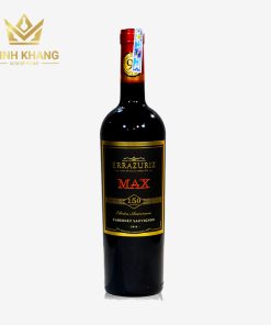 Rượu vang Chile Errazuriz 150 Anos Edicion Aniversario Max Cabernet Sauvignon với tanin mềm mượt