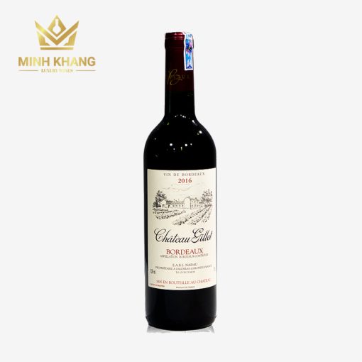 Rượu vang Pháp Nadau Château Gillet Bordeaux Rouge với tầng hương vị tuyệt hảo