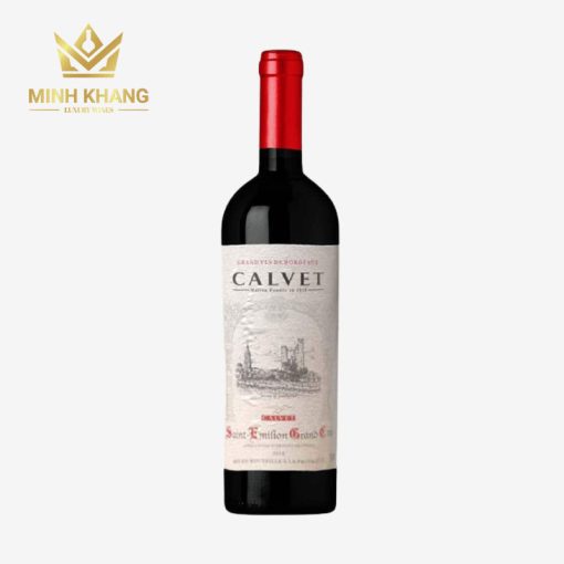 Rượu vang Pháp Calvet Saint Emilion Grand Cru MKF32, sự tinh tế lắng đọng trong từng giọt rượu